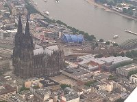 Nordsee 2017 Joerg (8)  Der Dom in Köln aus der Luft